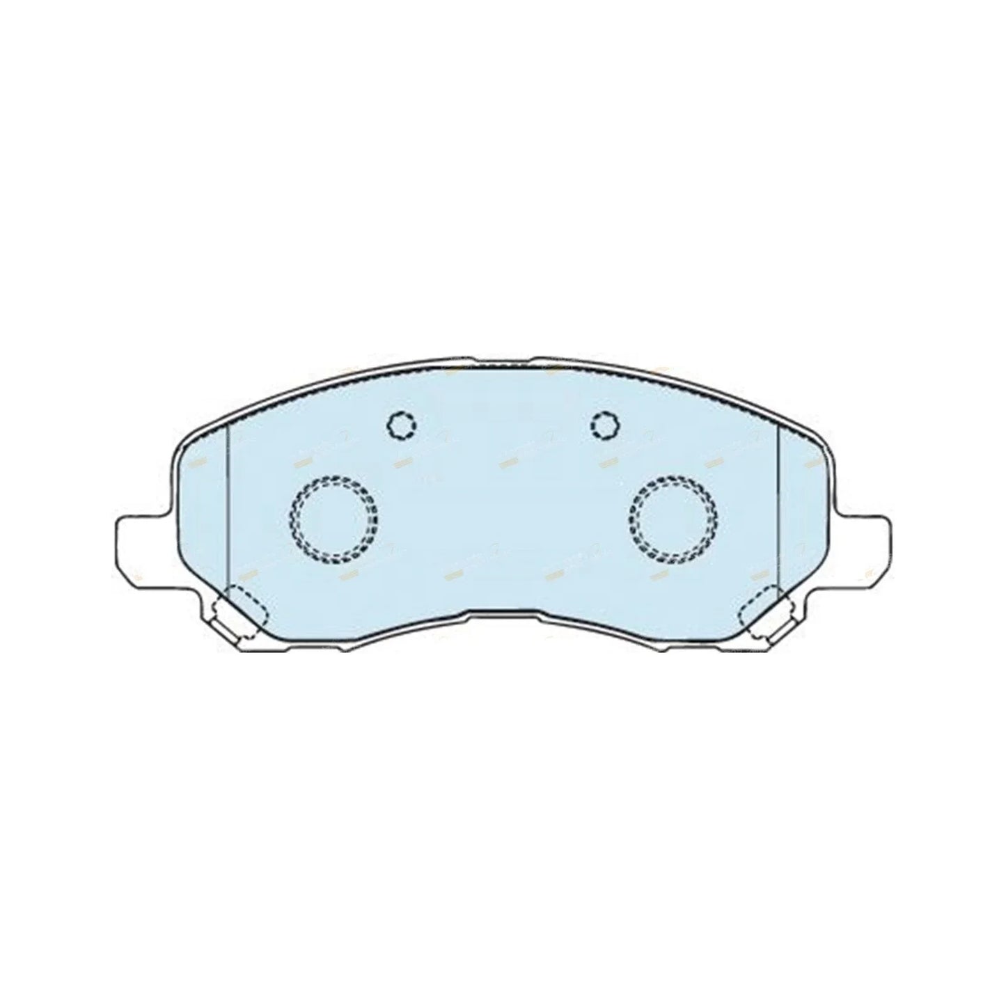 GCT Front Disc Brake Pad Set for Dodge Caliber (2006 - 2012)