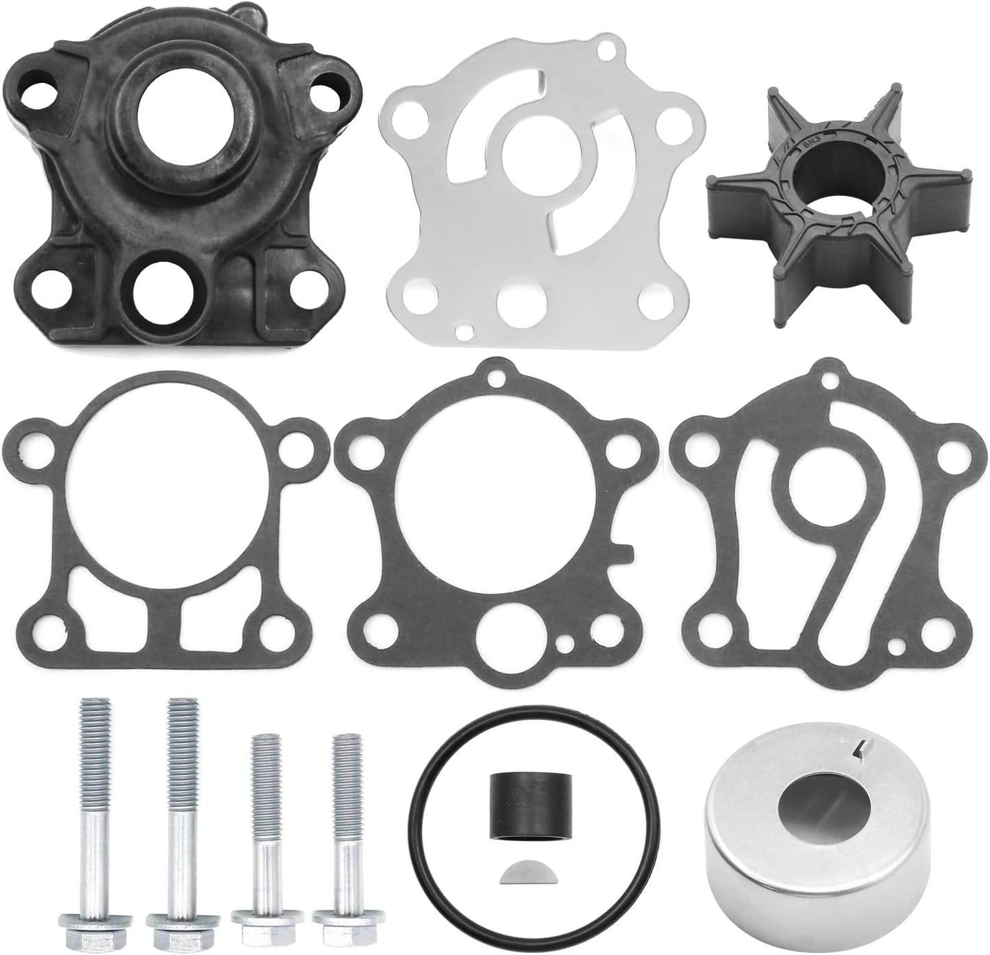 Water Pump Impeller Kit for Yamaha 40 50 HP 2-Stroke (1984–1994)