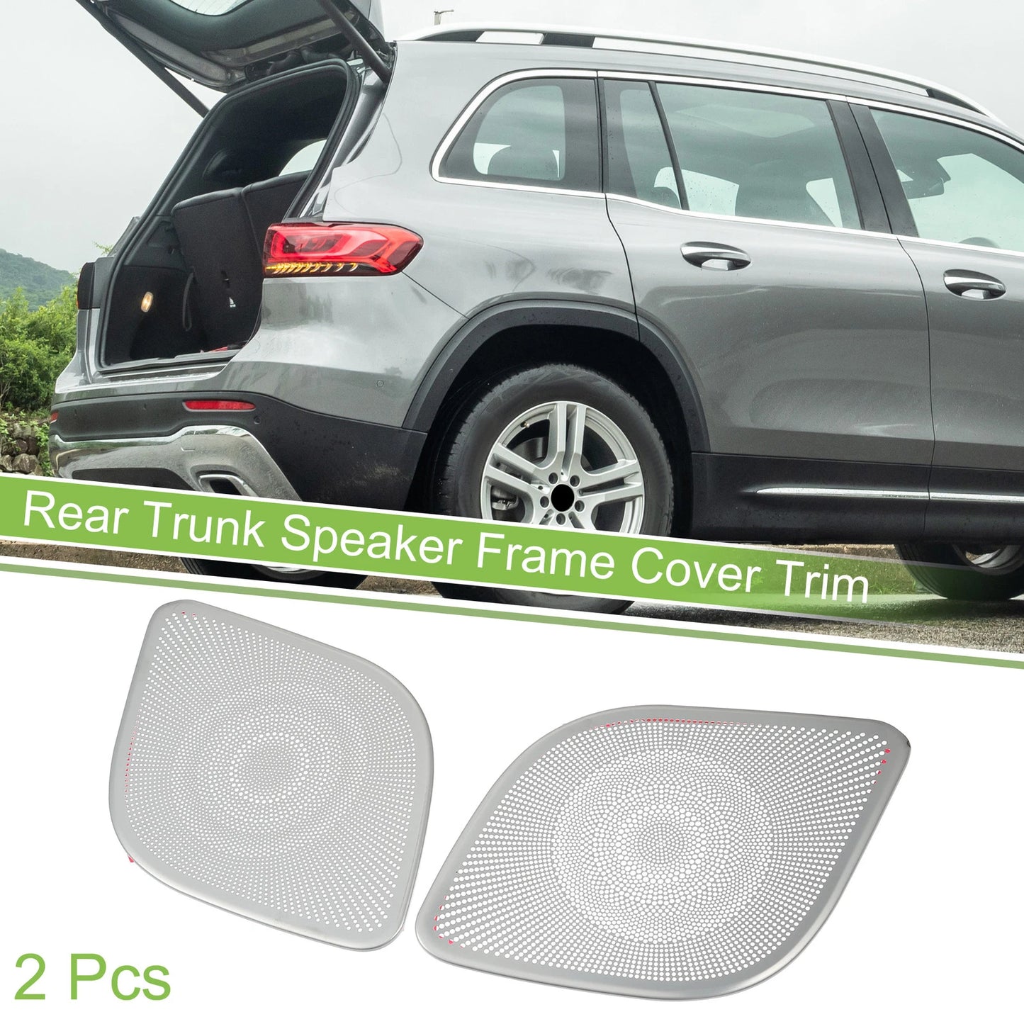 2X Rear Trunk Speaker Frame Cover Trim for Mercedes Benz GLB (2020)