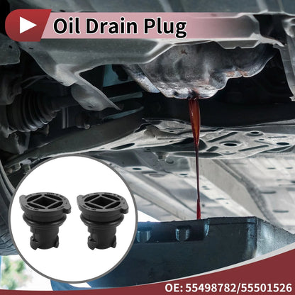 Oil Drain Plug Set for Buick, Chevrolet, Cadillac, GMC (No. 55498782)