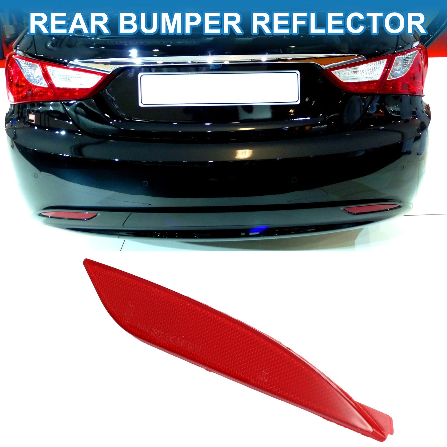 Rear Right Bumper Reflector No. 924063S000 for Hyundai Sonata (2011–2013)