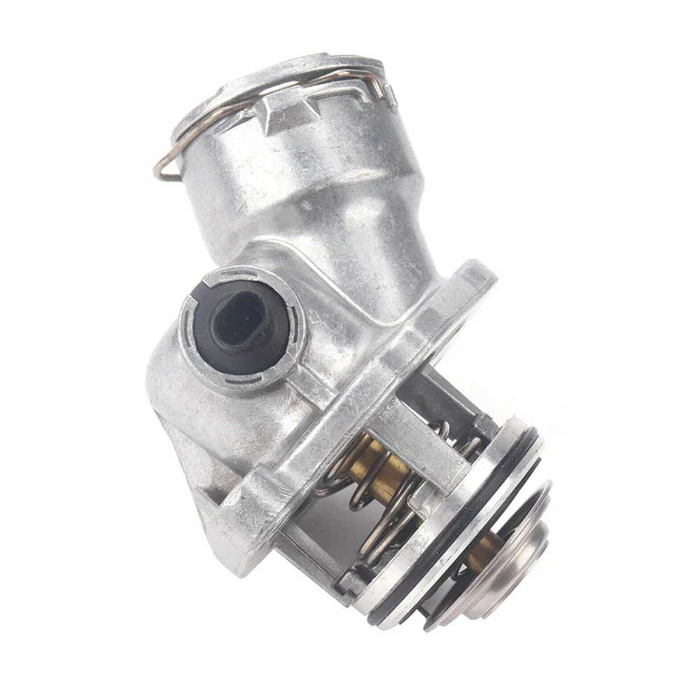 Engine Coolant Thermostat Assembly w/ Sensor for Benz C300 C350 E350 (2008-2015)