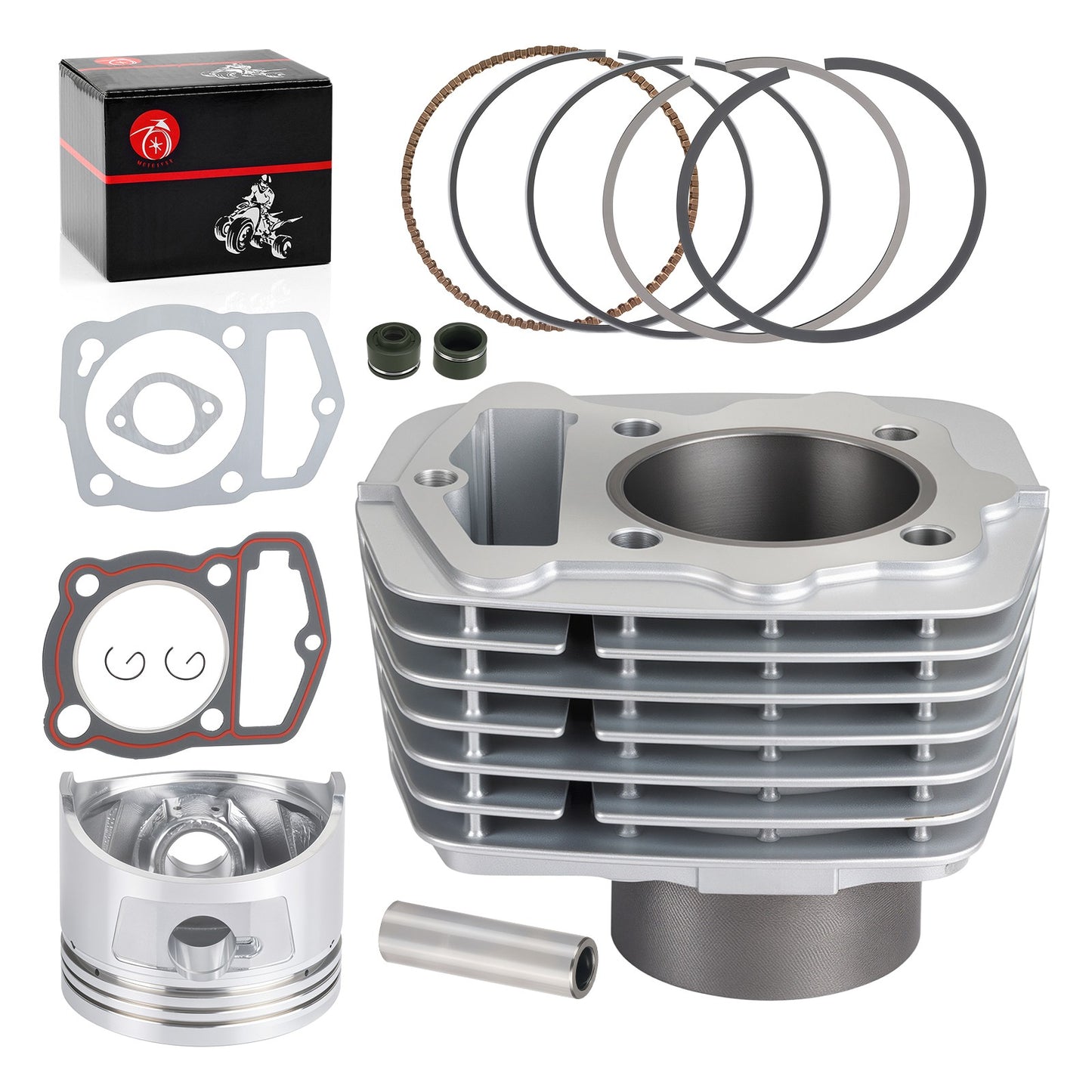 Top End Rebuild Kit with Piston and Gasket for Honda XR200 XR200R XL200R