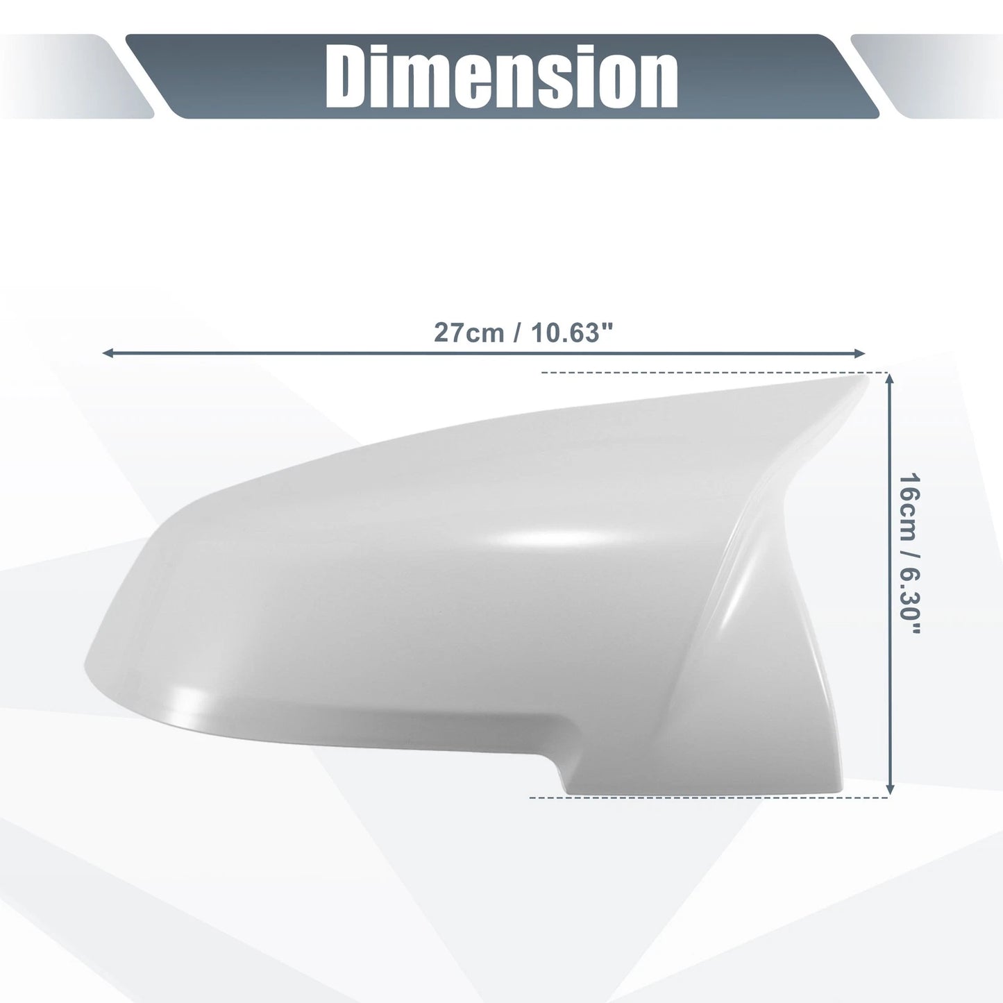 Pair Rearview Mirror Cover Caps for BMW X1 328i 125i 330i 320i 220i (2011–2019)