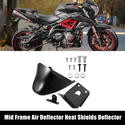 Set of 1 Lower Spoiler Chin Fairing for Harley Davidson (Gloss Black)