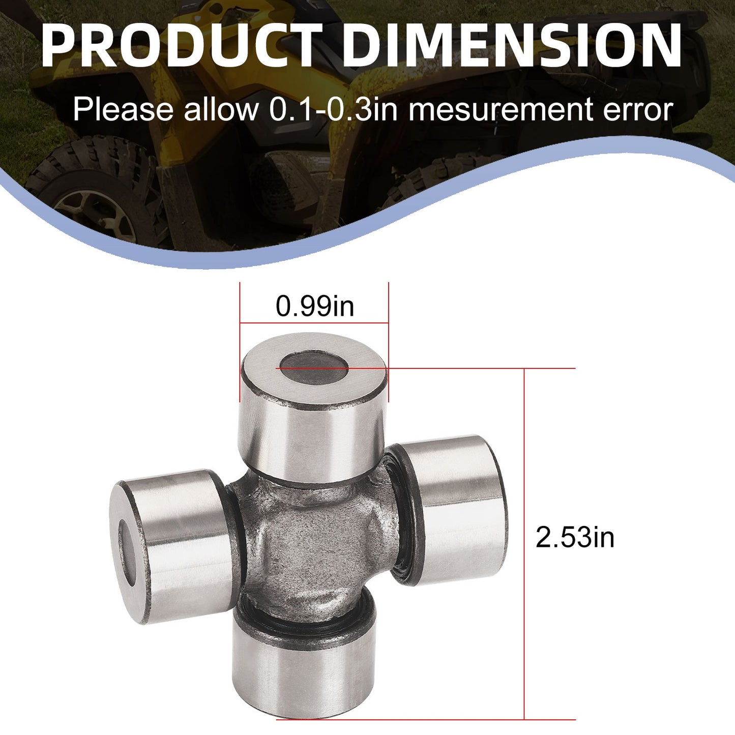 U-Joint Kit for Can-Am Outlander 850 (2016–2018) Rear Drive Shaft
