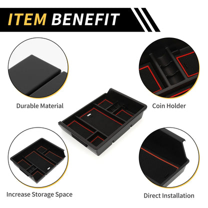 Center Console Organizer Insert Tray for Chevy Silverado & GMC Sierra (2014-2023)
