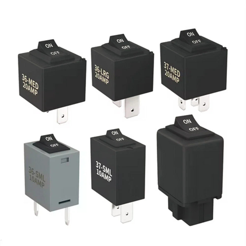 6 x 12V Fuel Pump Relay Switch Kit for Cars (Various Years)