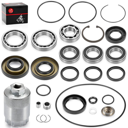 Rear Differential Axle Bearings Seals O Ring for Honda TRX250X (2009-2023)