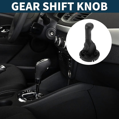 5 Speed Manual Gear Shift Knob with Cover for Skoda Fabia (2007–2014) Faux Leather