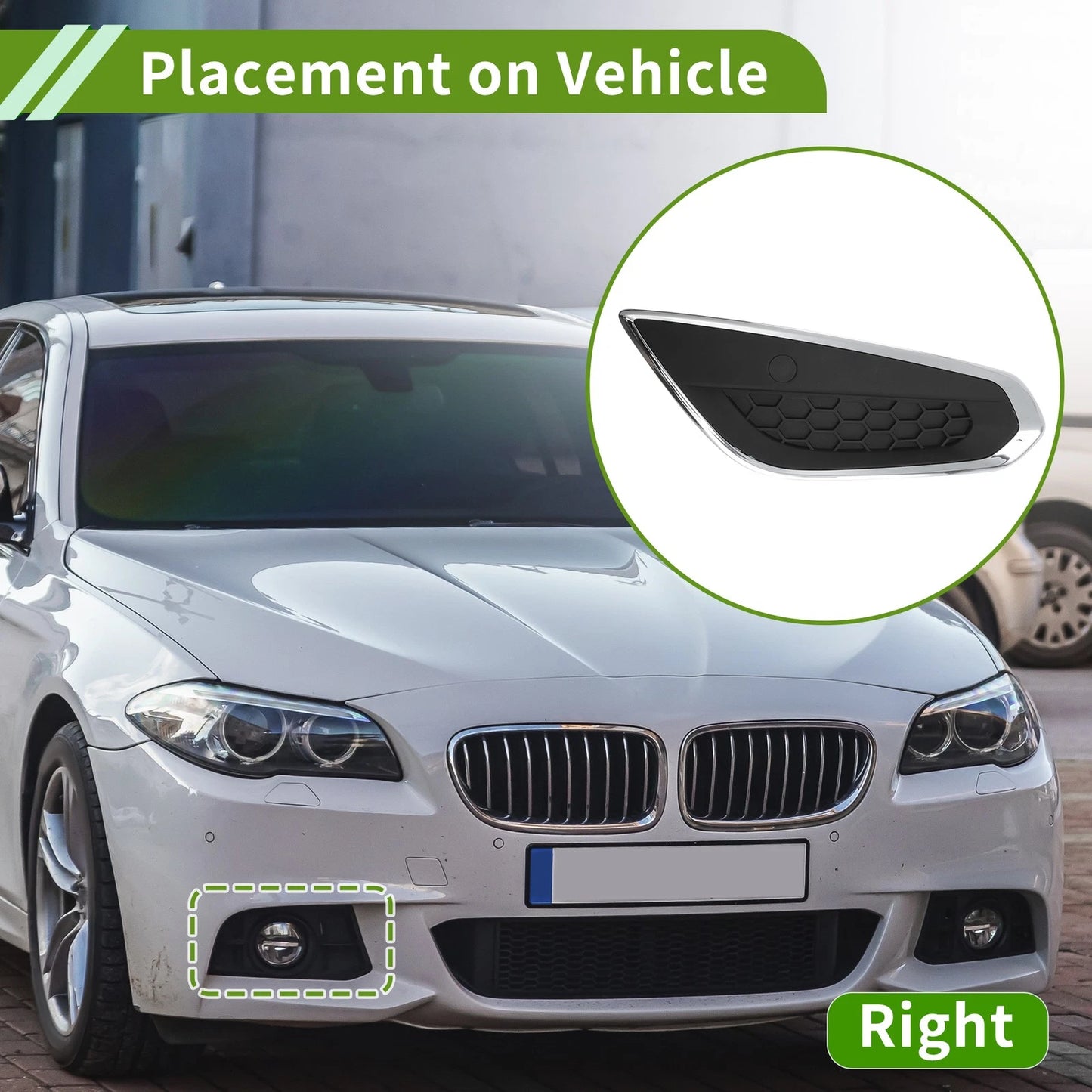 Fog Light Grill for Volvo S60 (2010–2013) No. 31323412