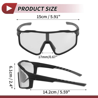 Motorcycle Riding Goggles for Universal Fit (UV400, Light Gray Lens)