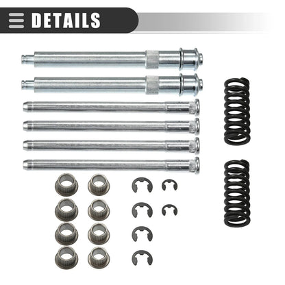 Car Door Hinge Bushing Kit for Chevrolet - Silver Tone Black