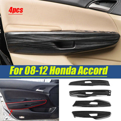 Inner Door Handle Panel Strip Trims Wood Grain for Honda Accord (2008–2012)