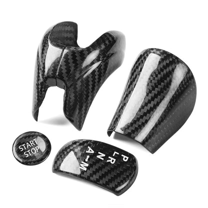 2X Carbon Fiber Side Mirror Cover Caps for Nissan GT-R R35 (2008–2020)