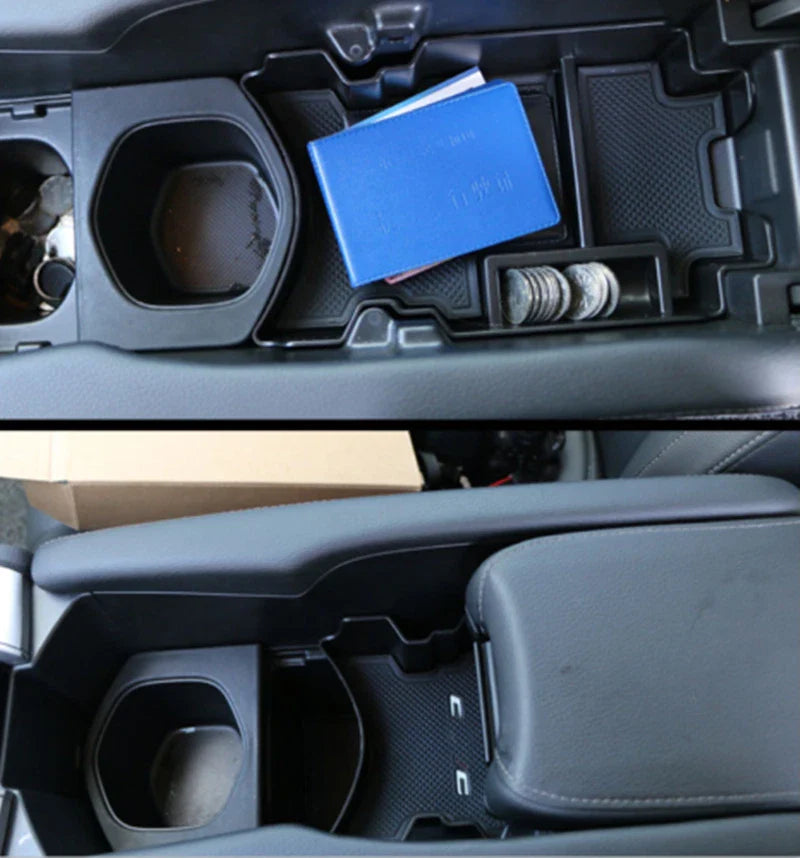 Interior Console Central Storage Box Black for Honda Civic Sedan (2016–2020)