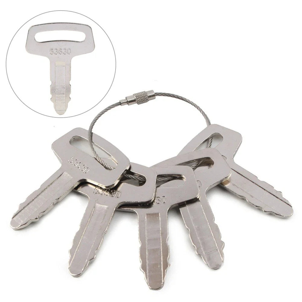 5 x Ignition Keys for Kubota Excavator Loader Generator