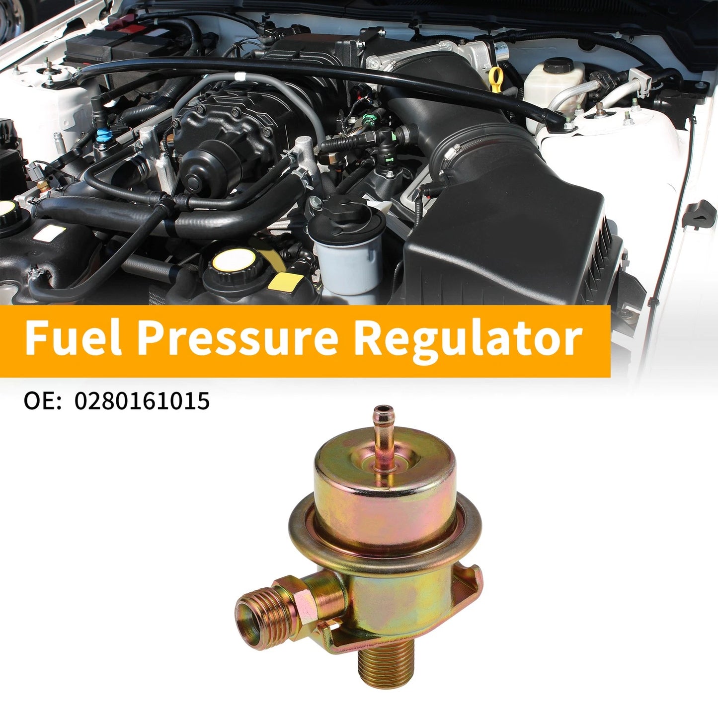 Fuel Pressure Regulator No. 0280161015 for Porsche 924 (1987–1988)