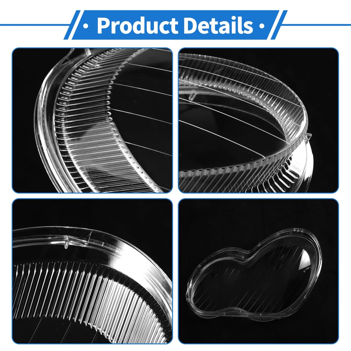Headlight Lens Cover for Mercedes-Benz C-Class (2001–2017)