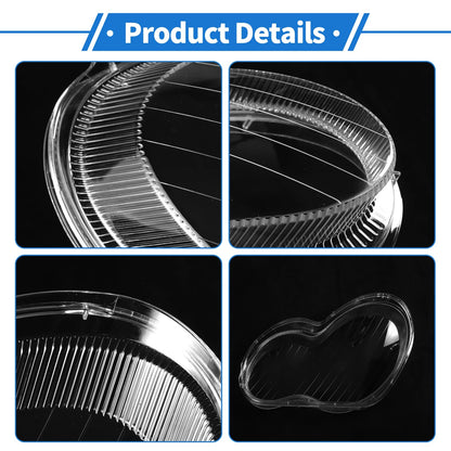 Headlight Lens Cover for Mercedes-Benz C-Class (2001–2017)
