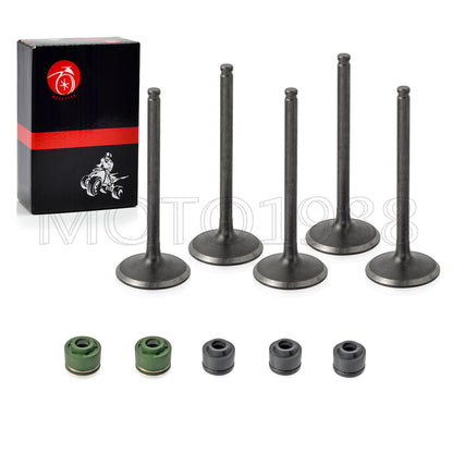 Intake Exhaust Valve & Seal for Yamaha YFZ450 YFZ450R YZ450F WR450F (2004–2023)