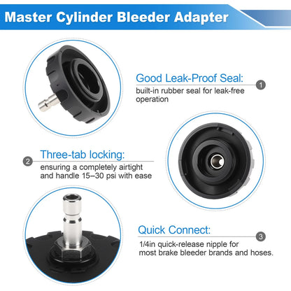 50.7mm Master Cylinder Bleeder Adapter for Mitsubishi Nissan Subaru