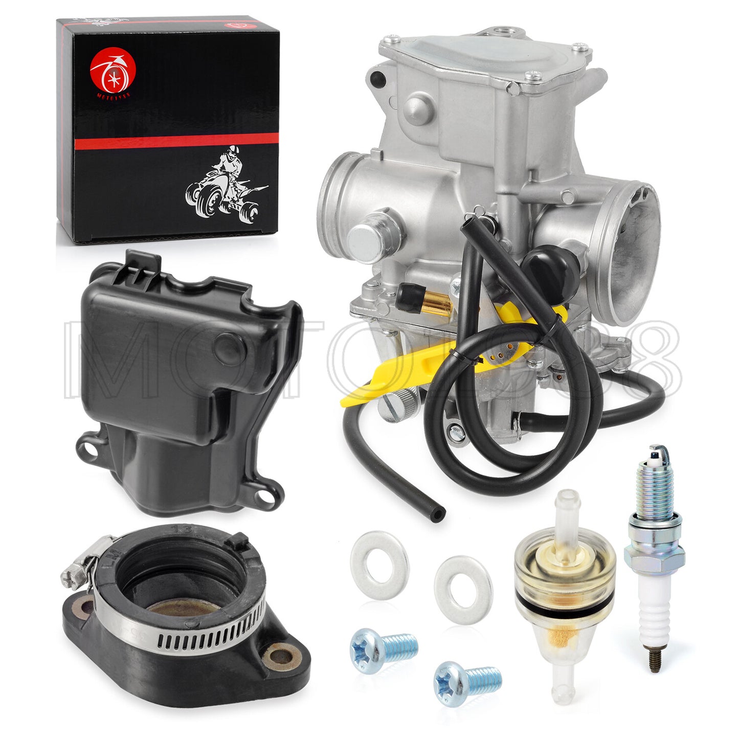 Carburetor & Intake Manifold Boot for Honda Sportrax 300 TRX300EX (1993–2008)