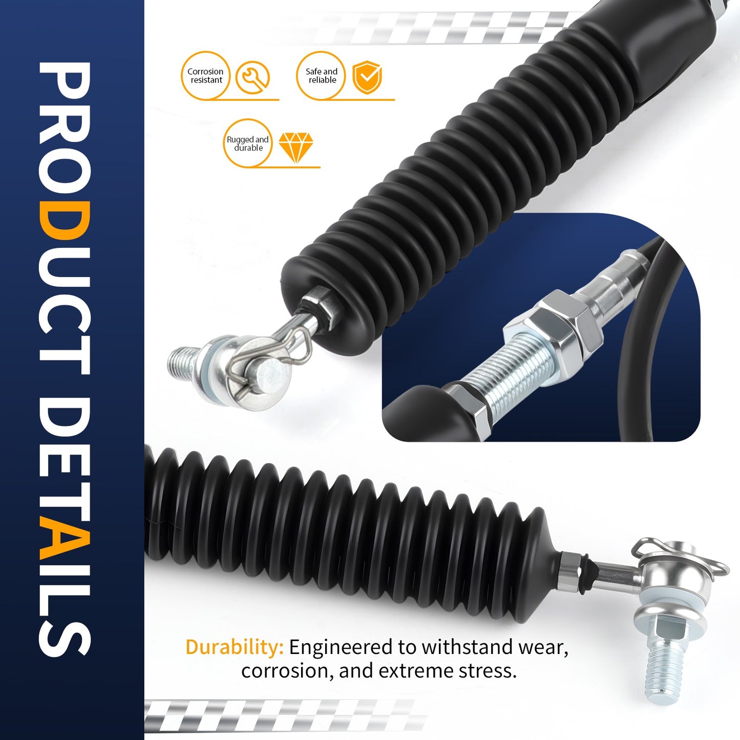 Gear Shift Cable for Polaris General 1000 XP (2016–2025)