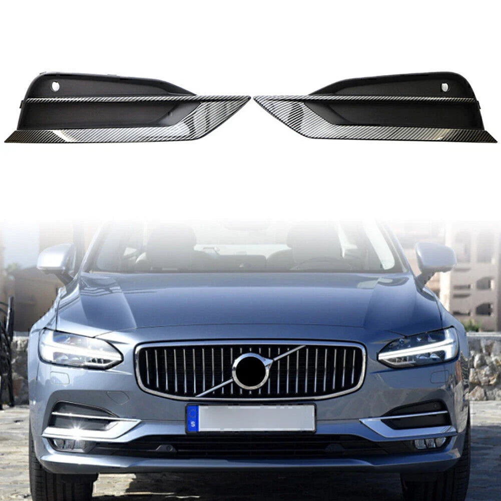 Front Fog Light Grilles  for Volvo S90 V90 (2016-2019)