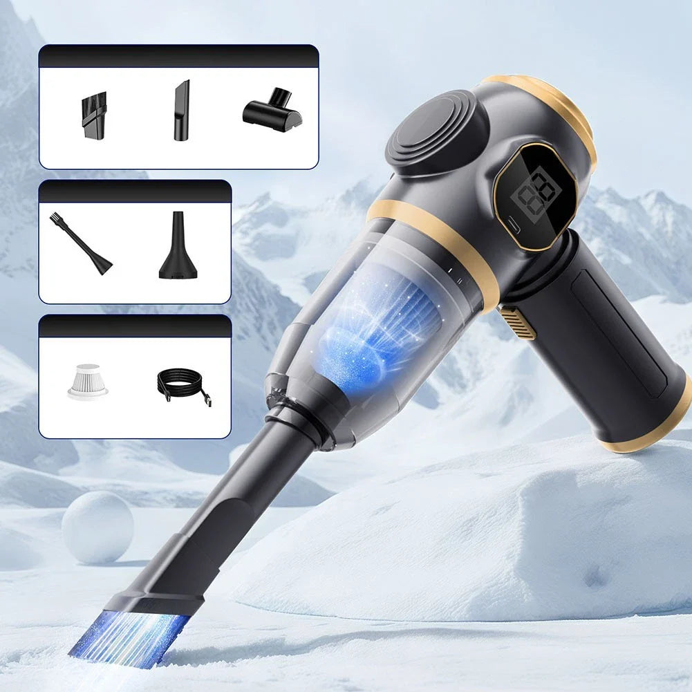 Car Vacuum Cleaner / 25KPA / High Capacity for Quick Cleanups