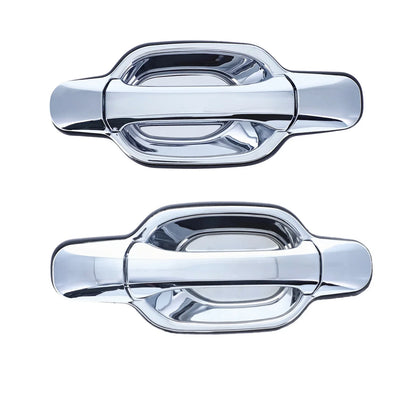 2pcs Rear LH+RH Chrome Outer Door Handle for Holden Rodeo RA, Colorado (1999–2004)