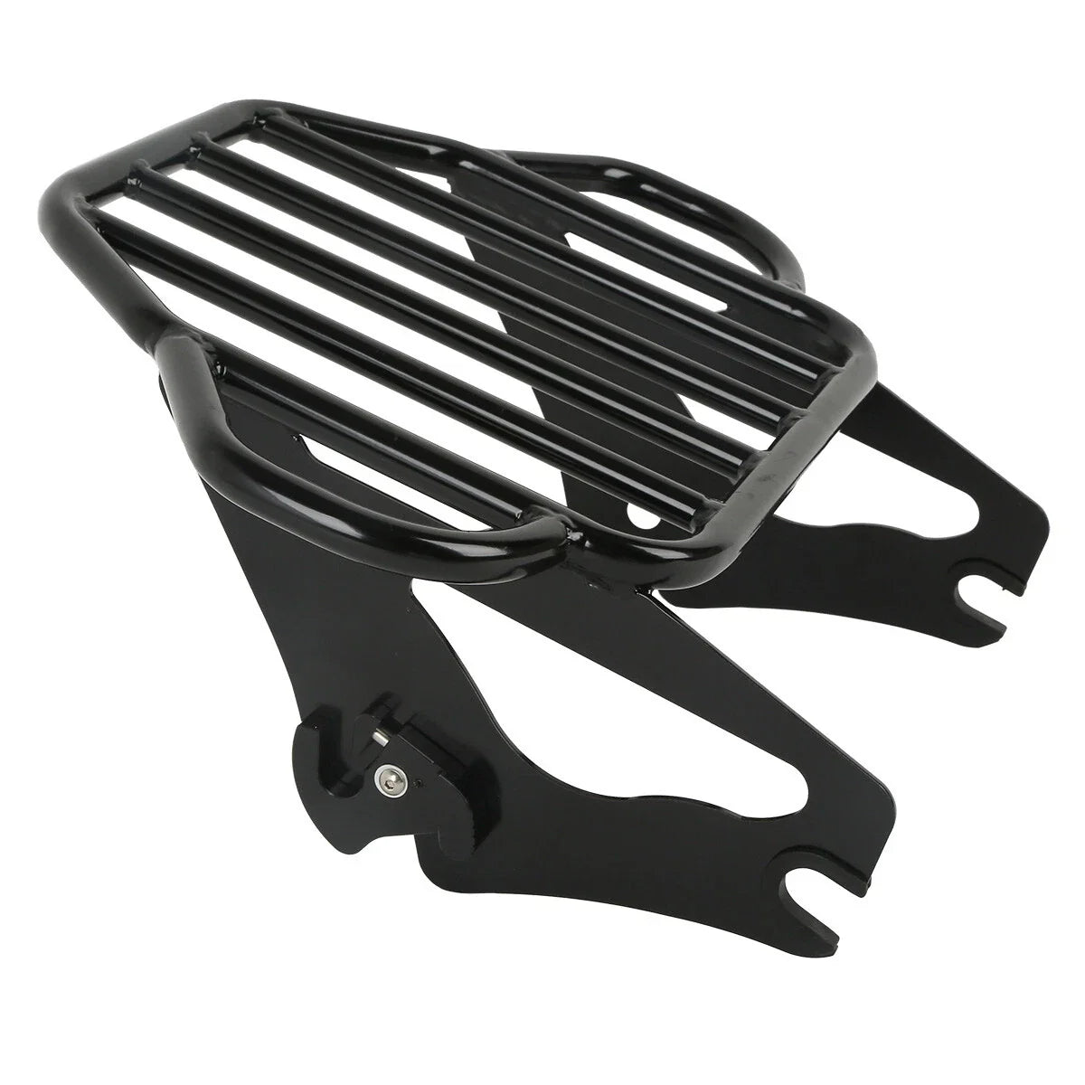 Black Detachable Luggage Rack for Harley Road King Electra Glide (2009 - 2024)
