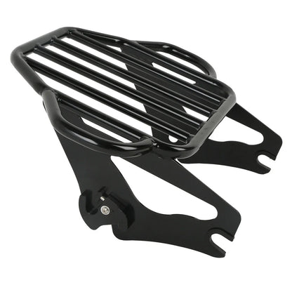 Black Detachable Luggage Rack for Harley Road King Electra Glide (2009 - 2024)
