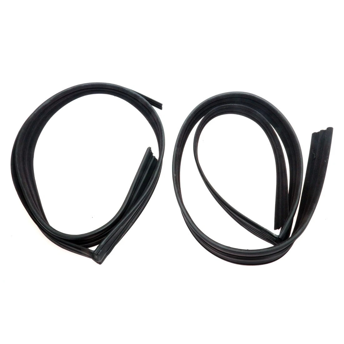 Set of 2 Door Glass Run Channel Rubber Seals for Isuzu Elf NPR NKR (1984)