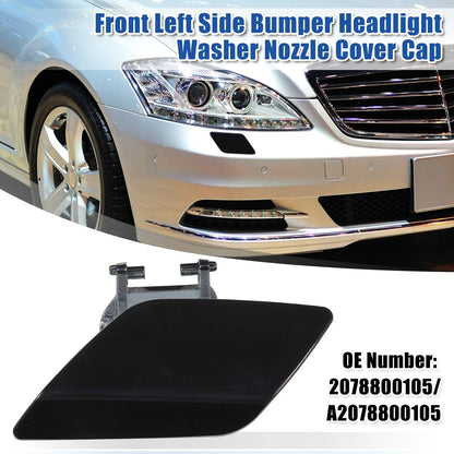 Bumper Washer Nozzle Cover for Mercedes-Benz E550 (2007-2009) Black