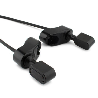 Black Front Fork Turn Signal Indicator Light for Harley FXR (1987-2000)