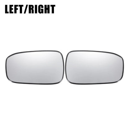 Pair White Mirror Glass w/ Back Non-heated for Honda Accord (2003-2007)