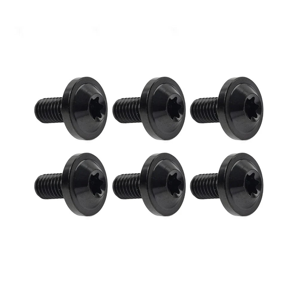 6 x Universal Titanium M5x15mm Torx Head Bolts for Bike Motor