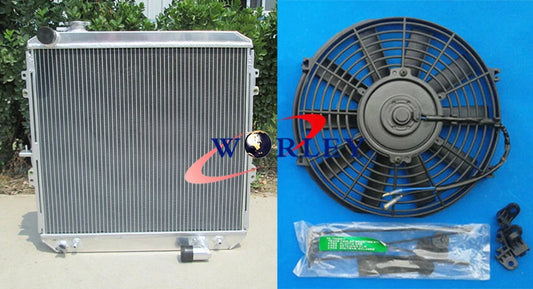 3 Row Radiator with Shroud and Fan for Toyota Hilux (1988–1997)