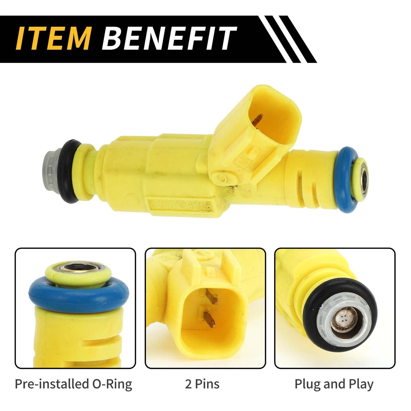Fuel Injector for Ford Ranger (2004–2006) 4 Holes Yellow