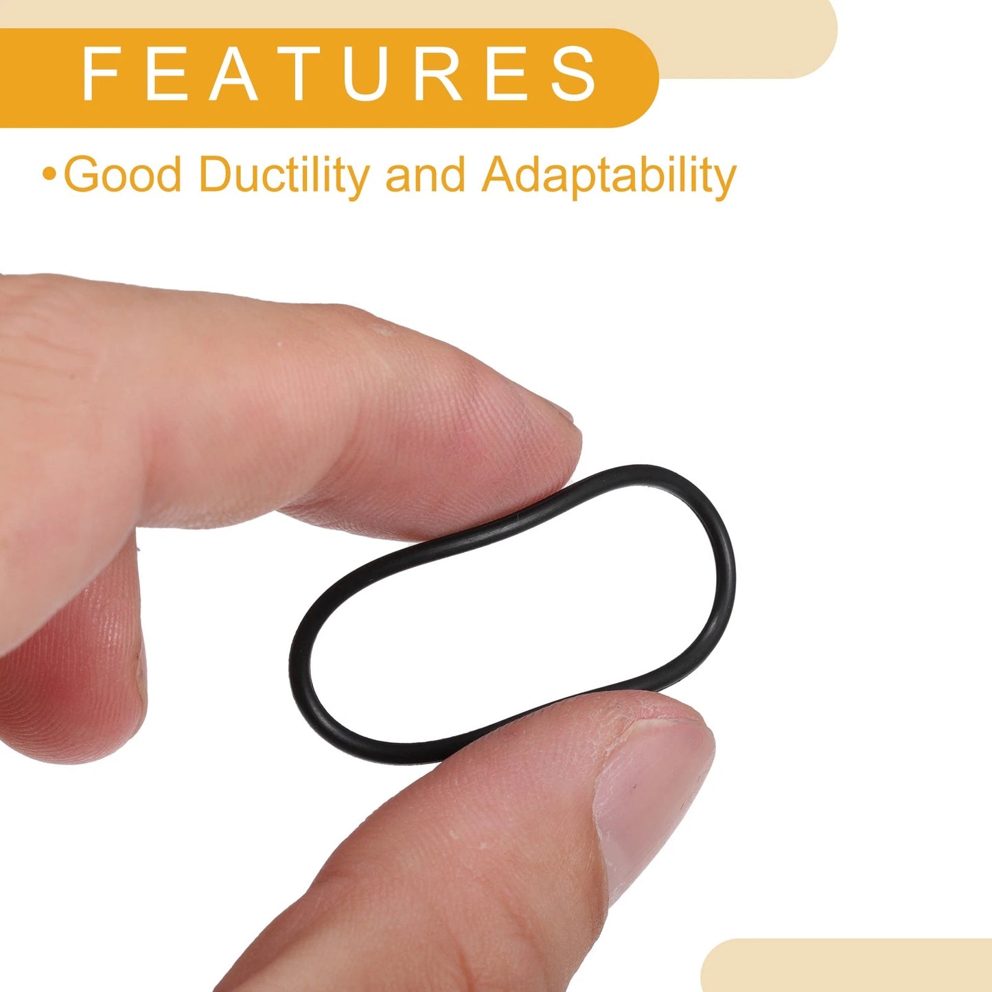 50pcs NBR Rubber O Ring Seal Gasket for Cars Trucks (25mm ID x 1.5mm CS)