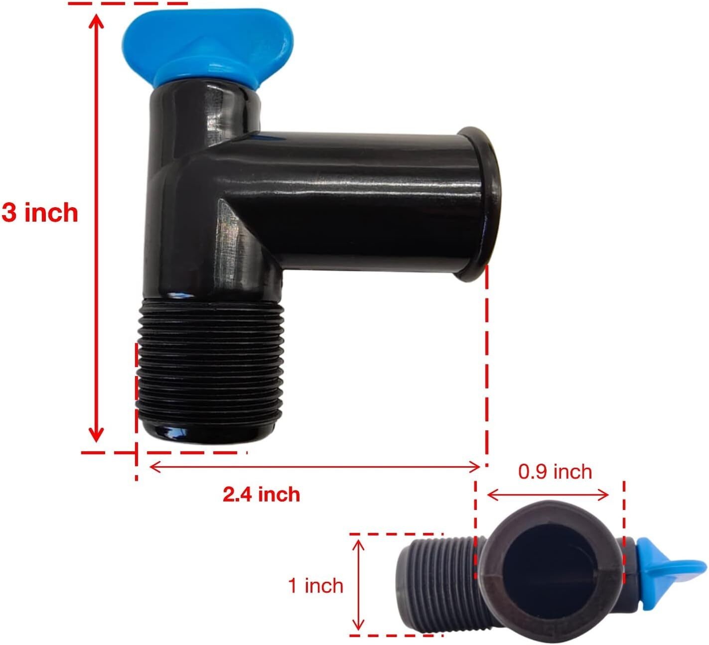 Set of 4 MerCruiser Drain Elbow Assemblies for V6