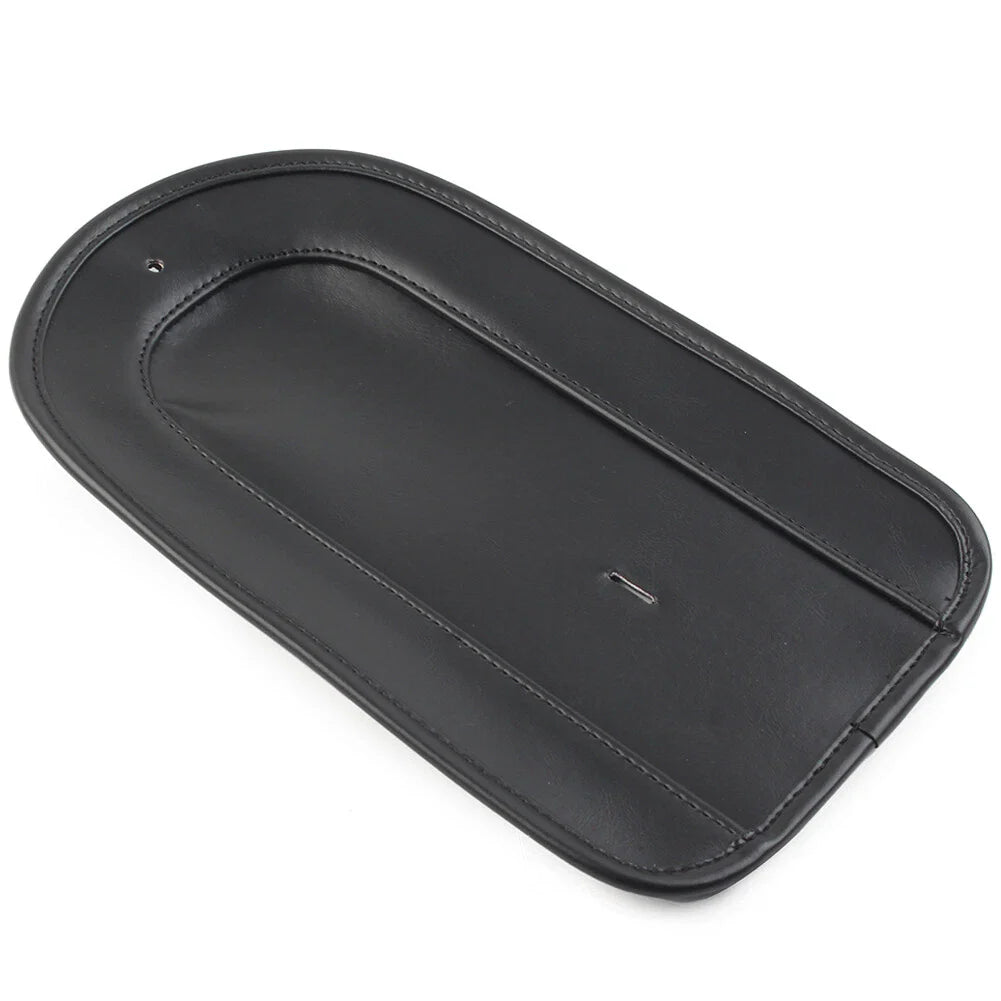 Black Rear Fender Bib Solo Seat for Harley Fatboy Softail Deluxe (2006-2010)