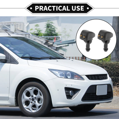 2X Windshield Washer Nozzle for Ford Transit (1991–2000) No. 86VB17666BB
