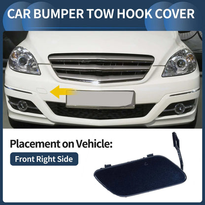 Front Bumper Tow Hook Cover for Mercedes-Benz A-Class (2005-2012) Blue Metallic