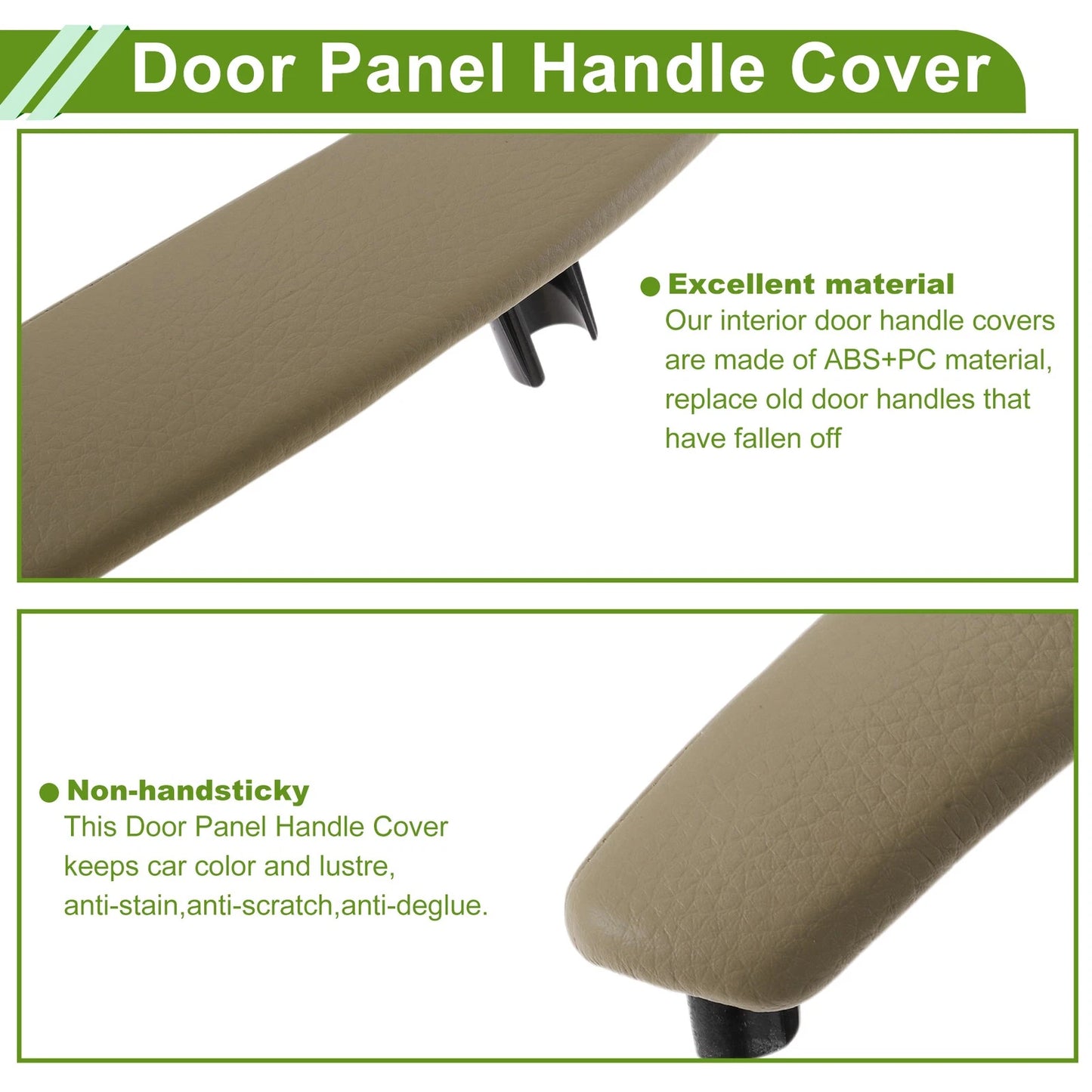 Door Panel Handle Pull Trim Cover for BMW X5 (2008–2013) No. 51416970238 Beige