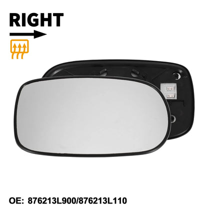 Right Heated Mirror Glass Replacement for Hyundai Azera (2006–2011) No. 876213L900