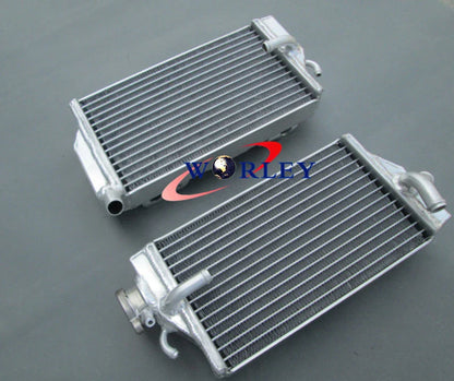 Aluminum Radiator & Blue Hose for Honda CR125 CR125R (2004)