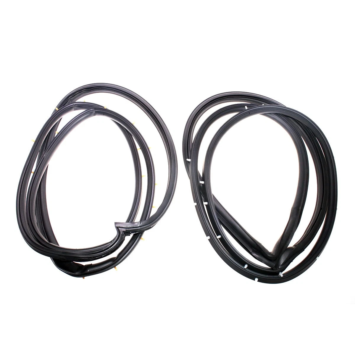 Set of 4 Front Door Weatherstrips for Mitsubishi Mirage Lancer Colt (1990–2002)