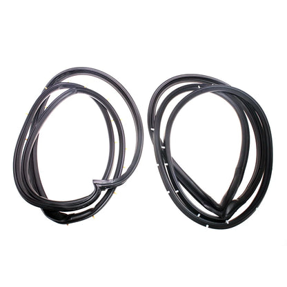 Set of 4 Front Door Weatherstrips for Mitsubishi Mirage Lancer Colt (1990–2002)